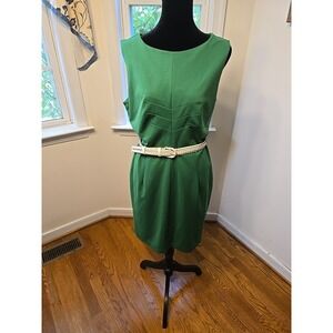 Darling Womens Large Belted‎ Sleeveless Knee-Length Dress Size Large